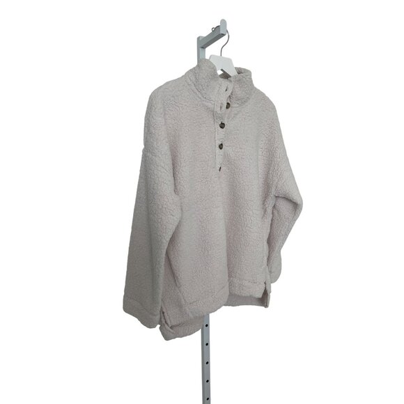 Aerie Sherpa Oversized Sweater - Picture 3 of 5